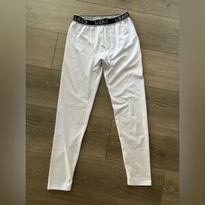 NWOT LEAO Youth Boys Compression Pants 3/4 Sports Active Tights